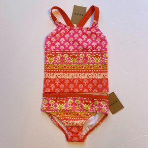 NWT Mini Boden HTF Tankini Set 9/10Y